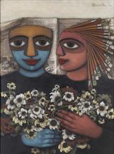 Colours of Life, My wishes are with you painting by Bhumika Dange, Acrylic on Canvas, 30 X 40 inches