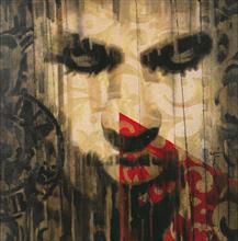 Colours of Life, Stamp Series painting by Devidas Dharamadhikari, Acrylic on Canvas, 36 X 36 inches