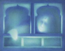 Colours of Life, A peep into life painting by Fitma Ahmed, Oil on Canvas, 45 X 35 inches