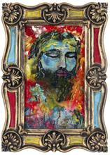 Colours of Life, Divine solitude by Nikhil Chaganlal, Mixed media on masonite board, 13 X 18 inches