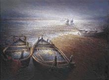 Colours of Life, Nature - II,  painting by Sambhu Saha, Oil on canvas, 22 x 30 inches