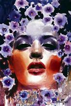 Colours of Life, Banalata,  painting by Samir Mondal, Watercolour on Arches paper, 15 x 22 inches