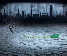 Colours of Life, The desert of the present,  painting by Suneel Mamadapur, Acrylic on canvas, 72 x 60 inches