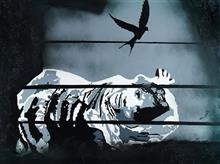 1947 - Wings Of Hope, painting by Raqesh Vashisth, Acrylic on Canvas, 36 x 48  inches