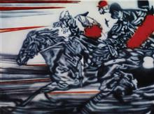 Adrenaline, painting by Raqesh Vashisth, Acrylic on Canvas, 48 x 60  inches