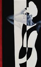 Fedora, painting by Raqesh Vashisth, Acrylic on Canvas, 60 x  36 inches