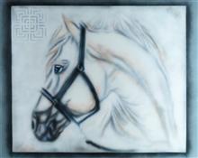 Porcelain, painting by Raqesh Vashisth, Acrylic on Canvas, 48 x 60 inches