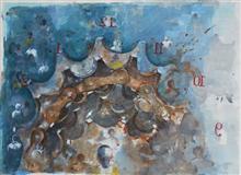 Endurance, Painting by Amita Goswami, Acrylic on Paper , 24 x 30 inches 