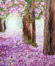 Full of Grace, Painting by Sudha Srivastava, Acrylic on canvas, 24 x 20 inches