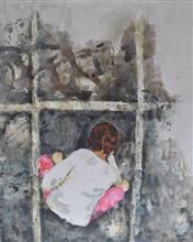 Hope, Painting by Amita Goswami, Acrylic on Canvas, 30 x 24 inches 