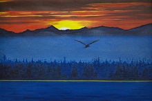 Unbounded, Painting by Sumita Dey, Oil on canvas, 14 x 19 inches