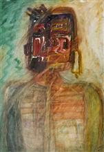 Untiled - 2, Painting by Janaki Anand, Watercolour on Paper , 21 x 15 inches 