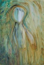 Untiled - 4, Painting by Janaki Anand, Watercolour on Paper , 21 x 15 inches 