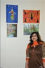 Madhavi Srivastava at the Emerging Artists show presented by Indiaart.com at Nehru Centre, Mumbai