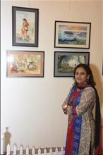 Mrudula Bapat at the Emerging Artists show presented by Indiaart.com at Nehru Centre, Mumbai 