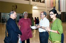 (L to R) Milind Sathe, Ar. Sanjay Patil, Ar. Yashwant Pitkar