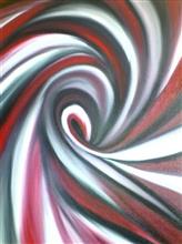 Blue Night, Painting by Urmila Nagle, Oil on canvas, 24 x 24   inches