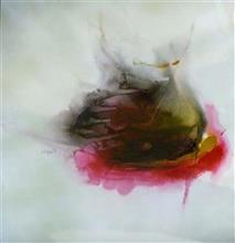 Birds Nest, Painting by Shefali Shah, Watercolor on paper, 20 x 20 inches