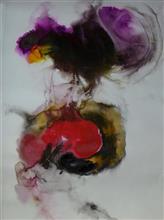 Connections, Painting by Shefali Shah, Watercolor on paper, 28.5 x 21  inches