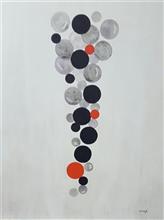 Pebbles, Painting by Nandita Sharma, Ink & acrylic on canvas board, 24 x 18  inches