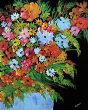 Radiance, Painting by Madhavi Srivastava, Acrylic on canvas board, 18 x 14 inches