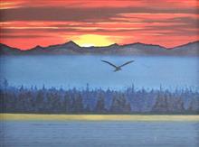 Unbounded, Painting by Sumita Dey, Oil on canvas, 14 x 19 inches