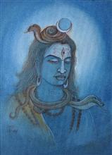 Untitled - 53, Painting by Natubhai Mistry, Watercolour on Paper, 14 x 10 inches