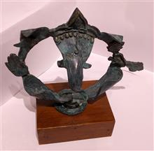 Gunina, Sculpture by Somnath Chakraborty 