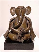 Worship, Sculpture by Chandan Roy