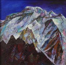 Untitled - 3, Paintings by Kishor Randiwe, Oil on Canvas, 24 x 24 inches