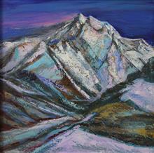 Untitled - 5, Paintings by Kishor Randiwe, Oil on Canvas, 24 x 24 inches