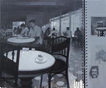 Mumbai Diary - 12, painting by Anwar Husain, Acrylic on Canvas, 30 x 36 inches