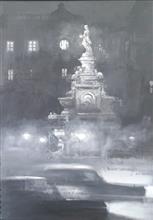 Mumbai Diary - 5, painting by Anwar Husain, Acrylic on Canvas, 36 x 36 inches