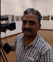 Cameraman Lokabiraman Naidu on Milind Sathe's solo photography show at Nehru Centre, Mumbai (August 2016)