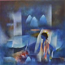 Dream, painting by Bhawana Choudhary, Acrylic on Canvas, 24 x 24 inches 