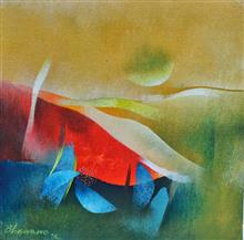 Untitled, painting by Bhawana Choudhary, Acrylic on Canvas, 12 x 12   inches 