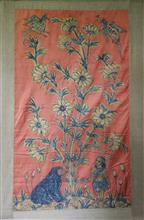 Tree of Life - 18, Painting by T. Mahicha, Natural Dyes on Cotton, 56 x 23 inches