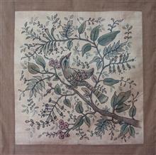 Tree of Life - 22, Painting by Praveena Mahicha, Natural Dyes on Silk , 30 x 30 inches