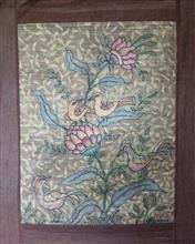 Tree of Life - 35, Painting by Praveena Mahicha, Natural Dyes on Silk, 29 x 25  inches