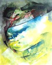 Palimpsest - 2, painting by Satish Pimple, Acrylic on Canvas, 30 x 24 inches