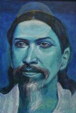 Untitled - 12, painting by Kishor Randiwe, Oil on Canvas, 35.5 x 23.5 inches