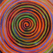 Untitled - 12, painting by Varsha Randiwe, Oil on Canvas, 12 x 12 inches