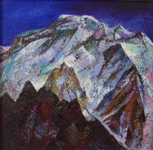 Untitled - 3, painting by Kishor Randiwe, Oil on Canvas, 24 x 24 inches