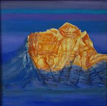 Untitled - 4, painting by Kishor Randiwe, Oil on Canvas, 24 x 24 inches