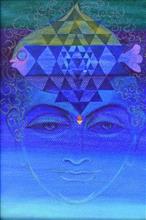 Untitled - 6, painting by Kishor Randiwe, Oil on Canvas, 35.5 x 23.5 inches