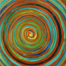 Untitled - 8, painting by Varsha Randiwe, Oil on Canvas, 12 x 12 inches