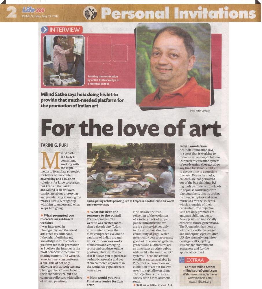 For the Love of Art, Life 365