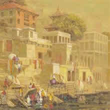 Banaras - In stock painting