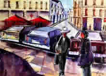 Cityscapes - In stock painting