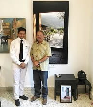 Dr. Rajas Deshpande's visit to Indiaart Gallery, Pune